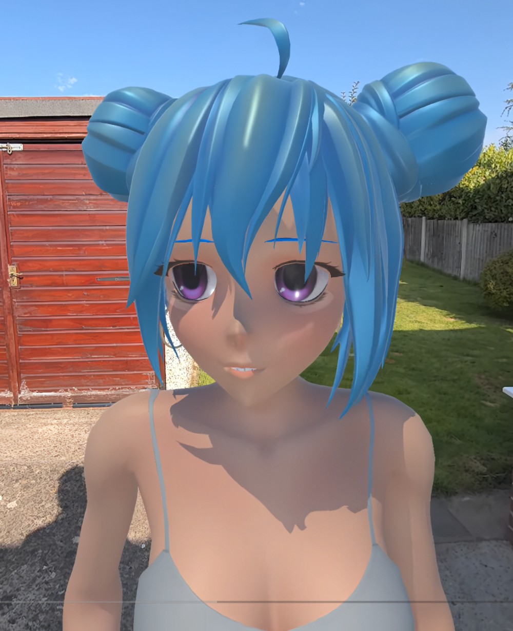 Sakura in my yard, this was her unveiling video on my YT channel